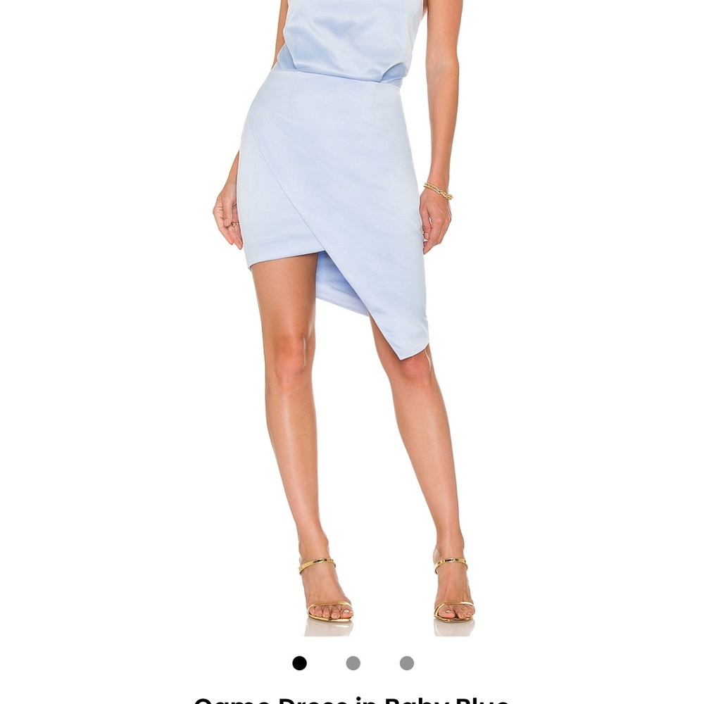 Elegant Baby Blue Skirt